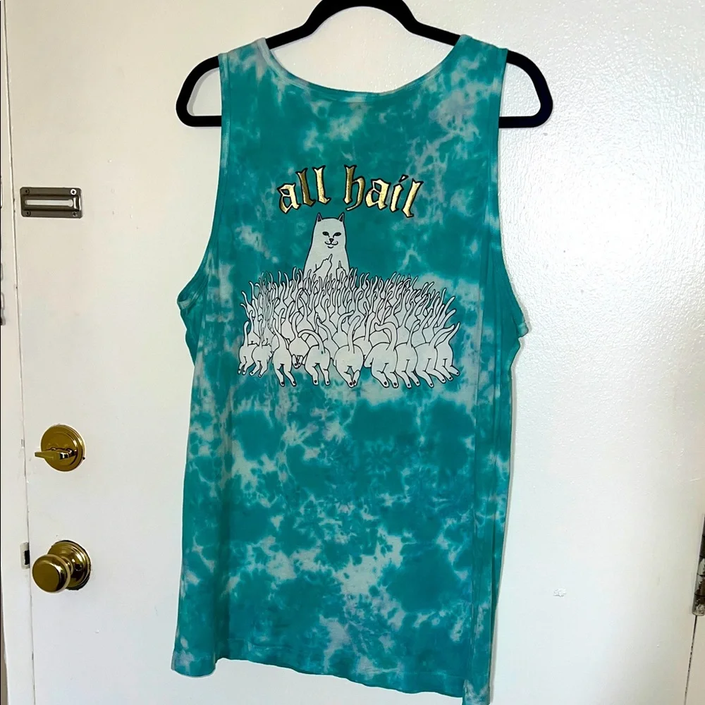 All Hail Lord Nermal RipNDip Tank - Picture 1 of 4
